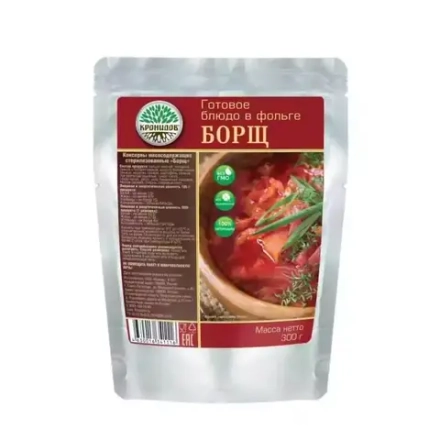 Готовое блюдо Борщ 300 г Реторт-пакет (Кронидов)