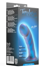 Синяя насадка-фаллоимитатор Rebellion 5.75 Inch Pegging Dildo - 14,6 см. (Цвет: синий)