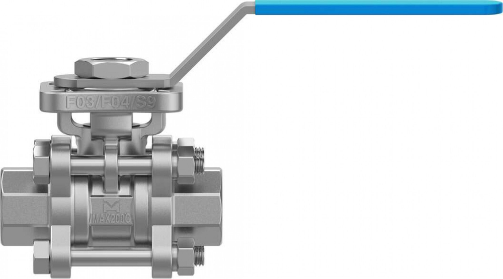 VZBE-3/8-T-63-T-2-F0304-M-V15V15 Шаровой кран