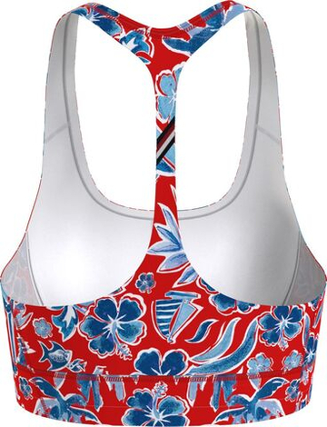 ТОП теннисный Tommy Hilfiger Mid Intensity Floral AOP Bra - разноцветный