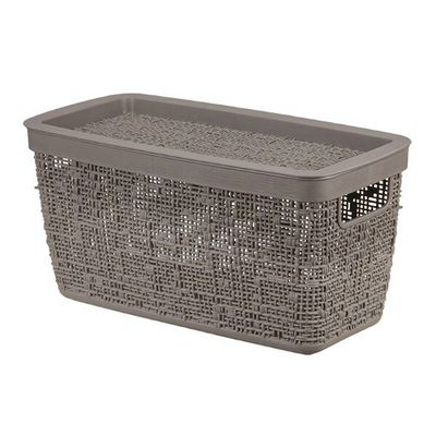 Коробка БЯЗЬ 4л с крышкой прямоугольная 28×14×14 cм М 2325