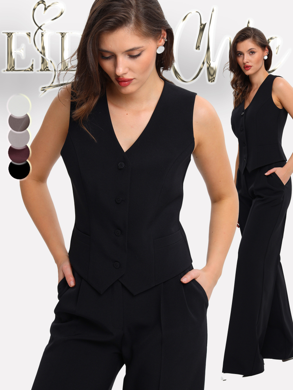 Жилет классический костюмный