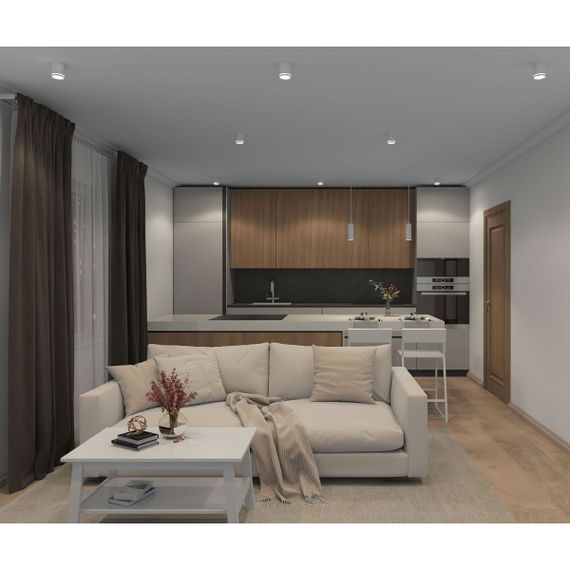 Накладной светодиодный светильник Denkirs Ribe DK4013-WH