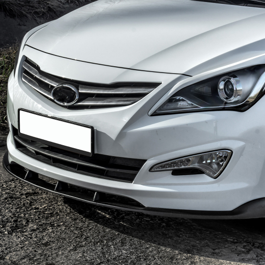 Сплиттер переднего бампера Zeus (2014-2016)