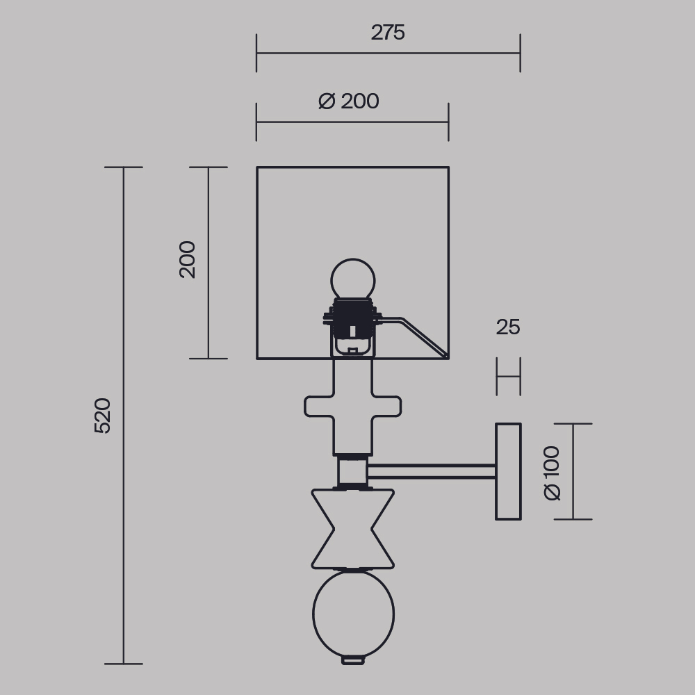 Настенный светильник Maytoni Comforty MOD298WL-01W
