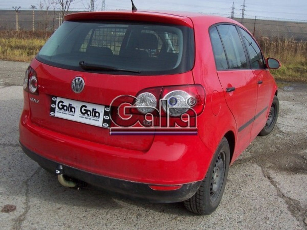 Фаркоп оцинкованный Galia A038A для Audi A3 2003-2008: хетчбек 3 двери, VW Golf V, VI, Plus хетчбек 3/5 дверей 2003-2008, 2008-2013 (2WD только)(паспорт и сертификат в комплекте)(без электрики)