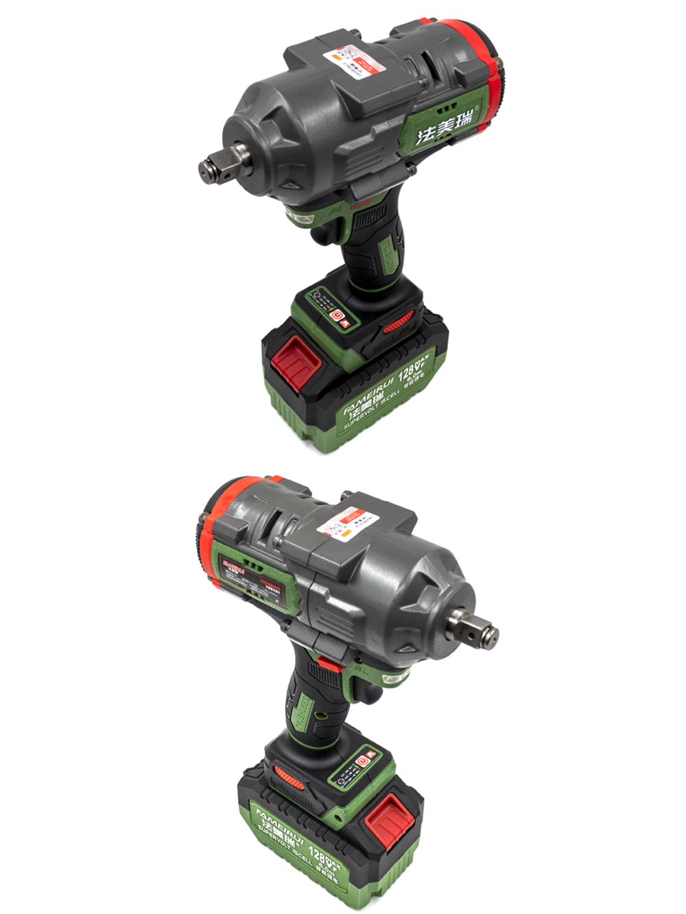 Ударный аккумуляторный гайковёрт FAMEIRUI 128VF 1000Н·м