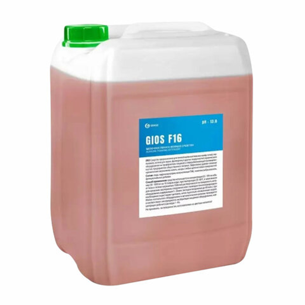 Высокощелочное пенное средство для мойки пищевого оборудования 5 л GRASS GIOS F16