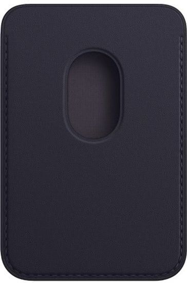 Чехол-бумажник Apple MagSafe для iPhone, кожа, чернильный