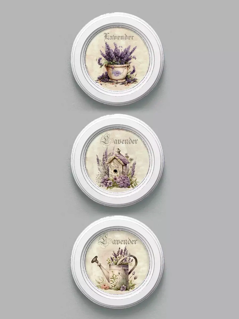 Картины на стену интерьерные на холсте 3 шт. 17.5 см