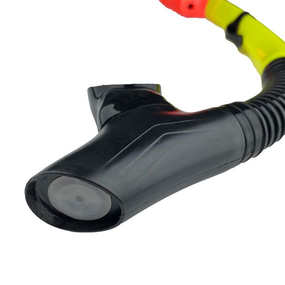 Трубка Scorpena J2 с двумя клапанами желтая