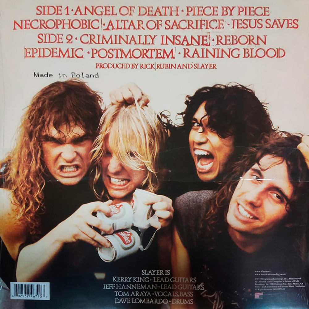 Slayer / Reign In Blood (LP)
