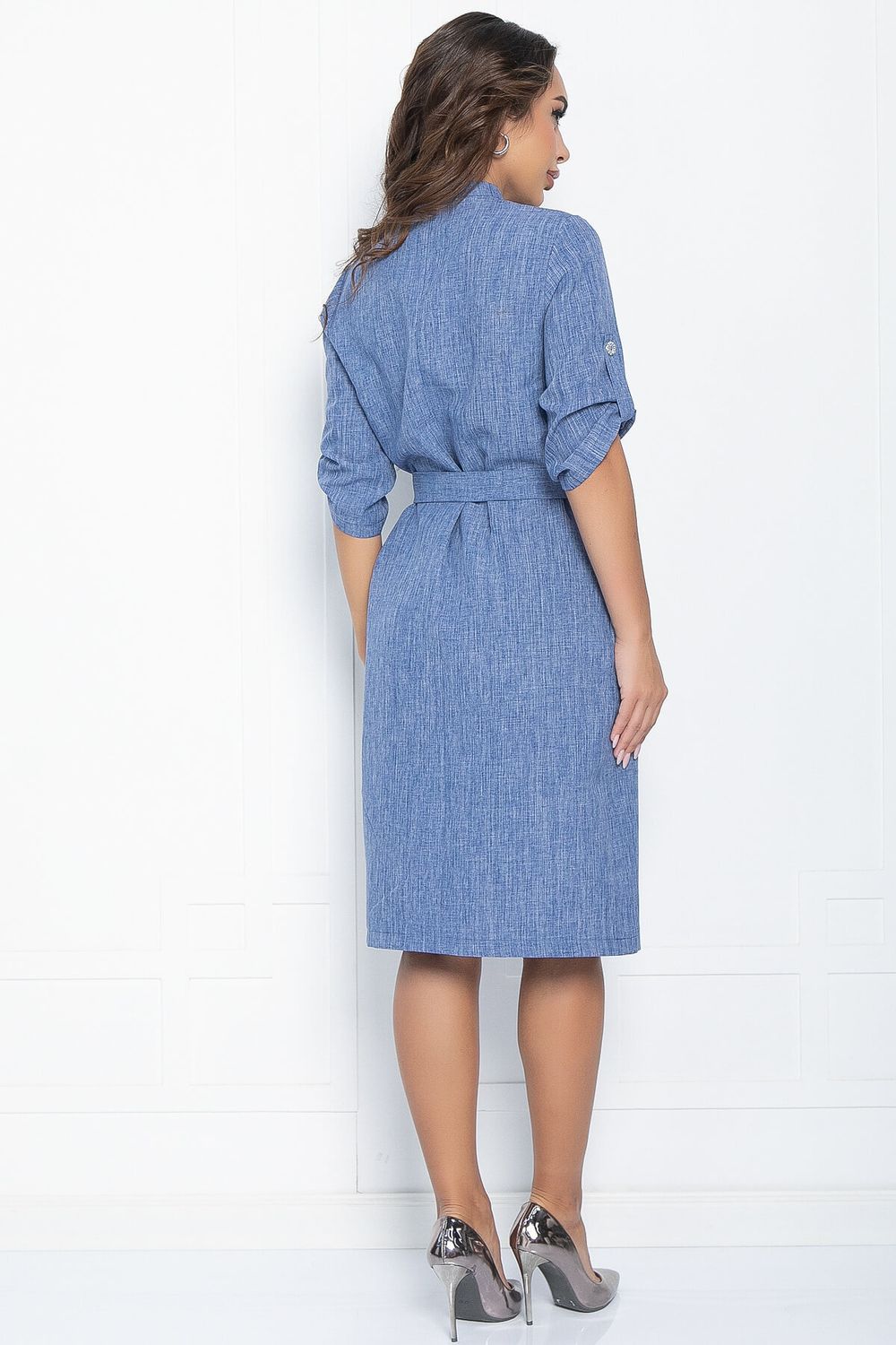 Платье Ночной бриз (голубой меланж) П11241 LT Collection