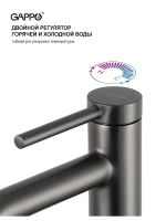 Смеситель для раковины GAPPO G1006-9