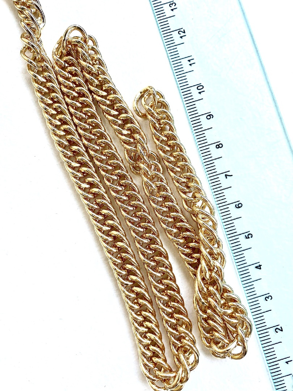 2012-з Цепь "Кейптаун" 7мм, позолота