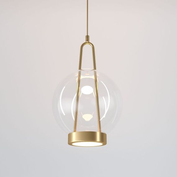 Подвесной светодиодный светильник Eurosvet Frasco 50267/1 LED латунь