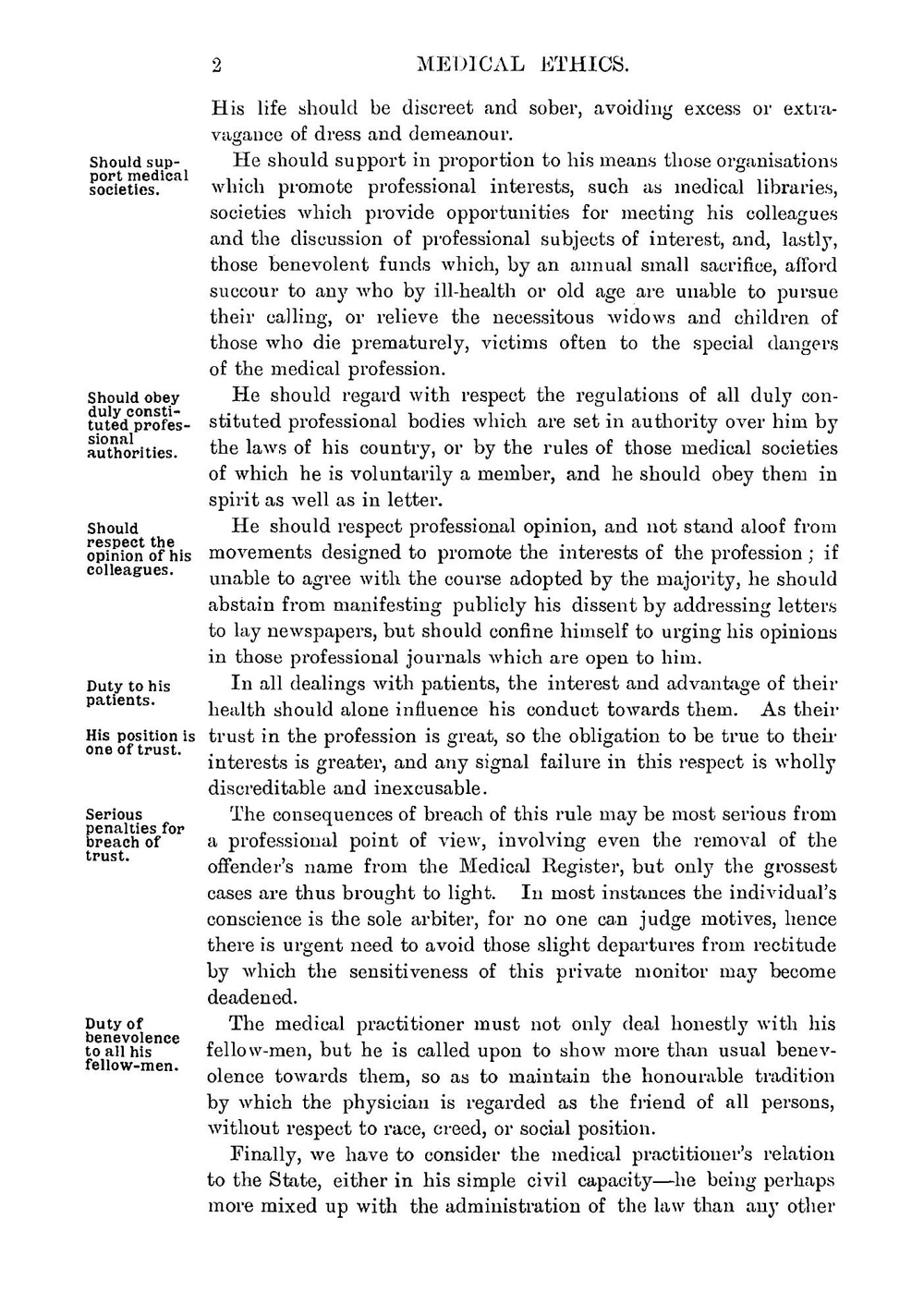 Medical Ethics: A Guide to Professional Conduct | Robert Saundby