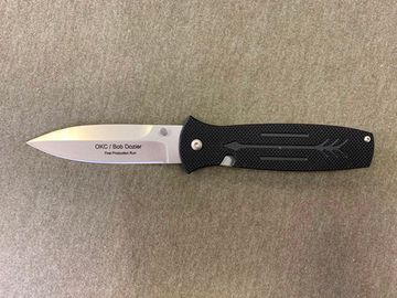 Складной нож Ontario Dozier Arrow ONT/9100 c клинком из стали D2, рукоять G10