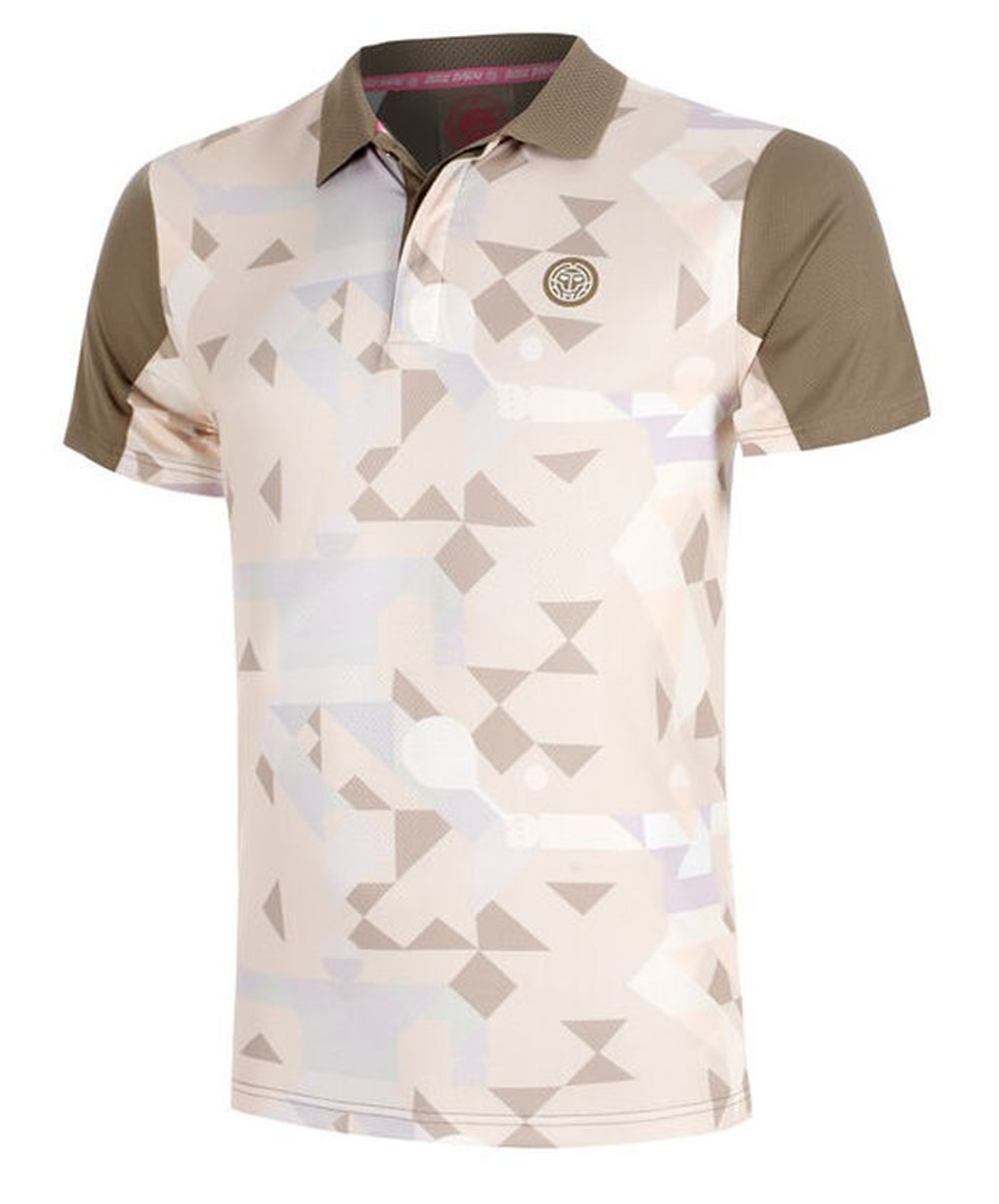 Теннисное поло Bidi Badu Paris 2025 - beige/light brown