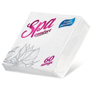 САЛФЕТКИ SPA COMFORT 240Х240 БЕЛЫЕ 60ШТ
