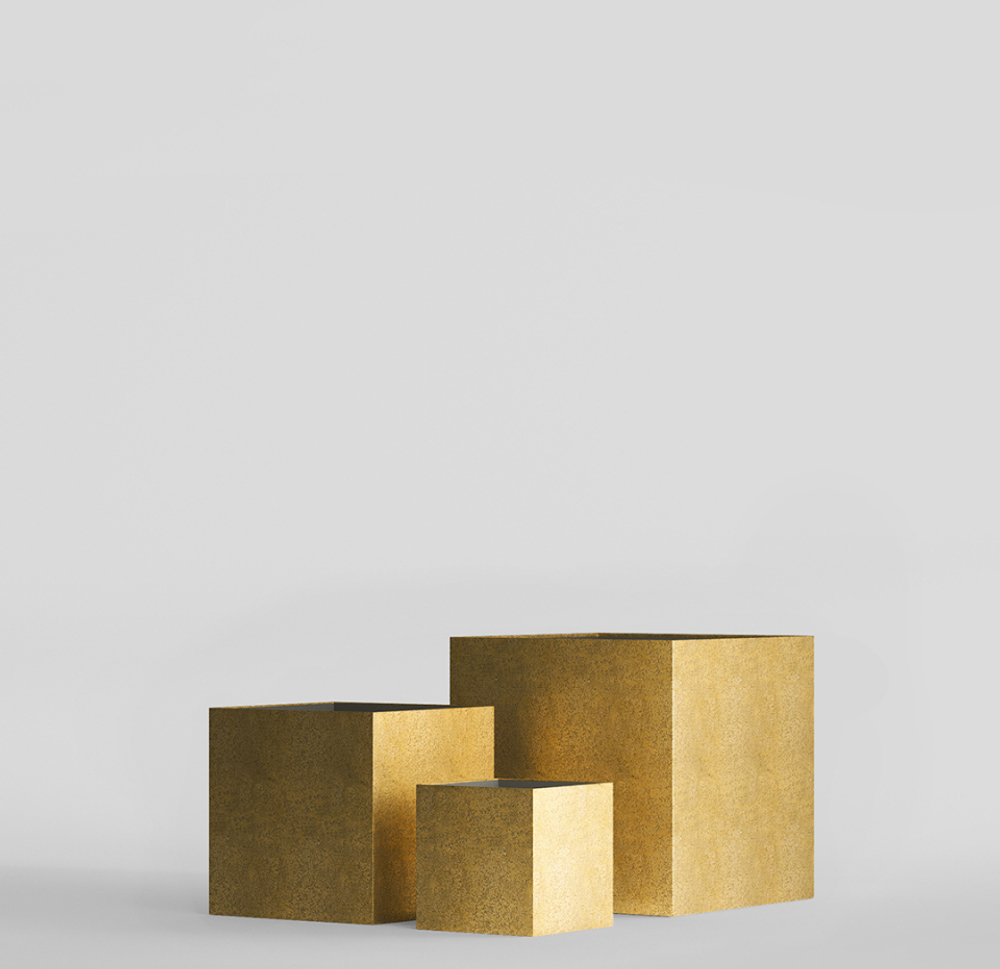 Кашпо, коллекция Surface, форма CUBE