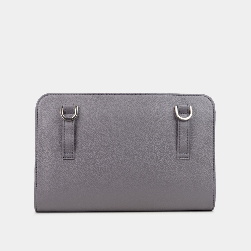 Сумка Emilie из кожи теленка, фиолетового цвета