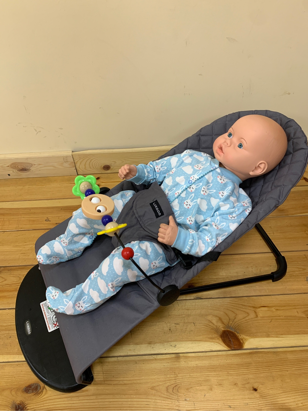 Шезлонг LM - 123 Бордовый