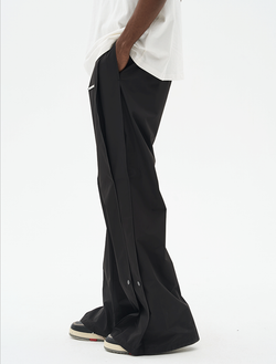 [FROM MOSCOW] Брюки HARSHandCRUEL Wide fit Nylon Buttoned Pants