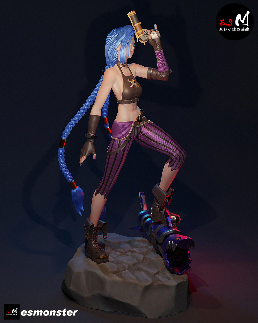 Фигуркаел Джинкс Лига легенд Jinx League of Legends