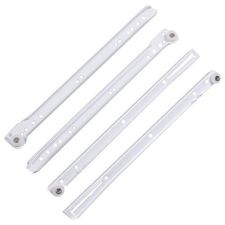 Направляющая роликовая L-500мм белая (пара)