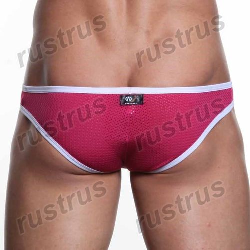 Мужские трусы брифы малиновые WANGJIANG WG00040