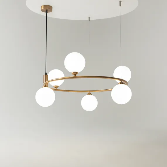 Подвесной светильник Круг / Ring G9х6 Maytoni mod013pl-06bs1