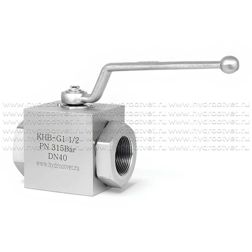 KHM-G11/2-1111-01-1 - Шаровой кран 2/2 на высокое давление, резьба G1"1/2 (KHB-G11/2)