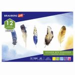 Альбом для акварели БОЛЬШОЙ, А3, ЗЕРНО, белая, 12л, 230г/м, склейка, BRAUBERG ART CLASSIC, 128962