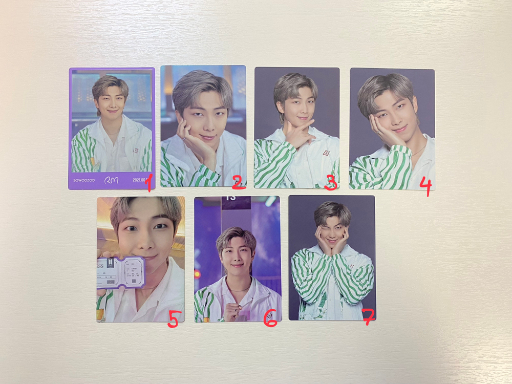 Фотокарты BTS 2021 MUSTER SOWOZOO (RM)