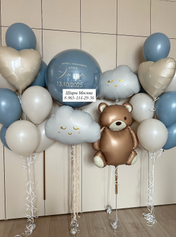 Набор воздушных шаров на выписку из роддома