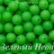 Матовые бусины, Зелёный Неон (мат.бус.)