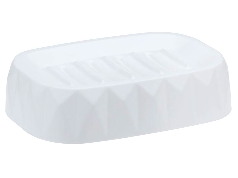 Мыльница "Призма", цвет белый