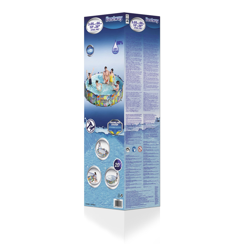 Детский каркасный бассейн Bestway Steel Pro 56985 (305х66 см) Special Edition