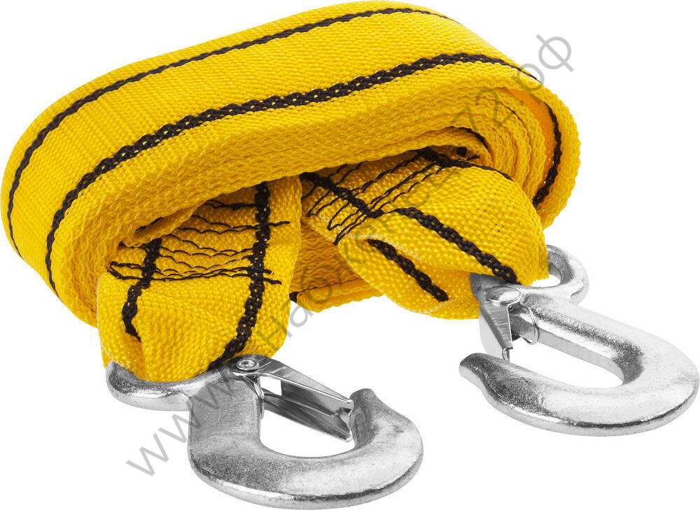 STAYER 2 крюка, 4 м, сумка, 3.5 т, буксировочный трос (61207-3.5)
