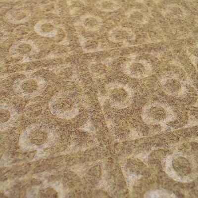 Коврик влаговпитывающий ворсовый 40*60см "Орнамент", коричневый