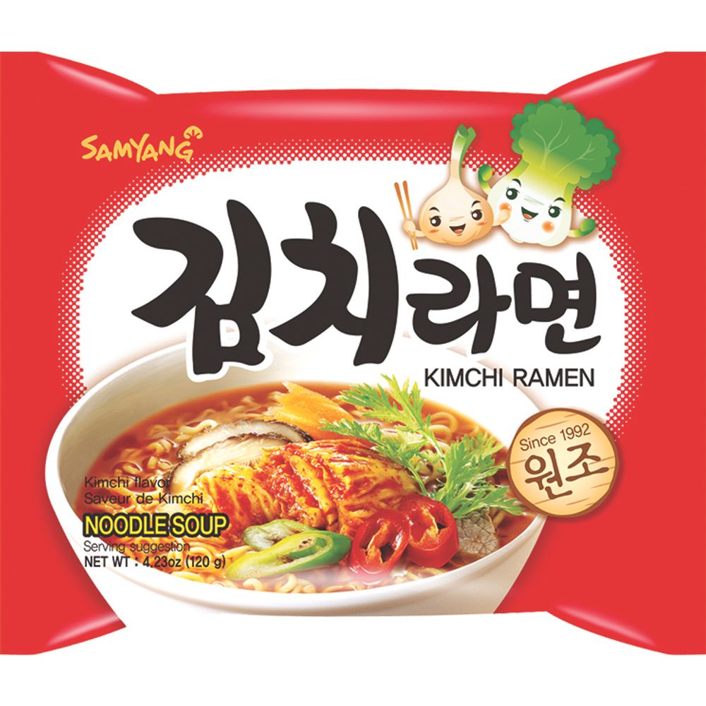 Лапша быстрого приготовления Samyang Kimchi Ramen, 120 г