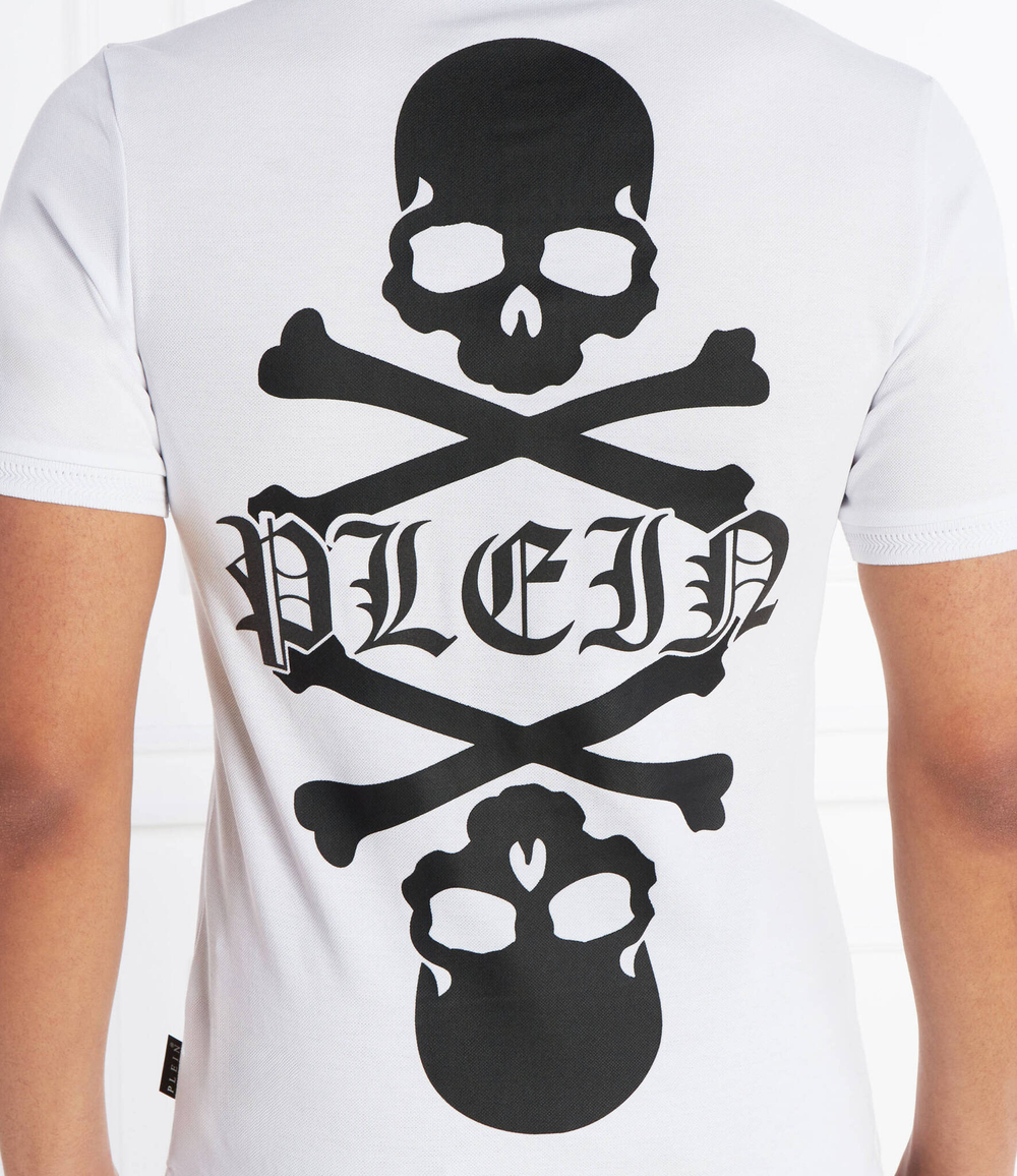 Поло Skull&Bones Philipp Plein - белый(MTK6886 PTE003N)