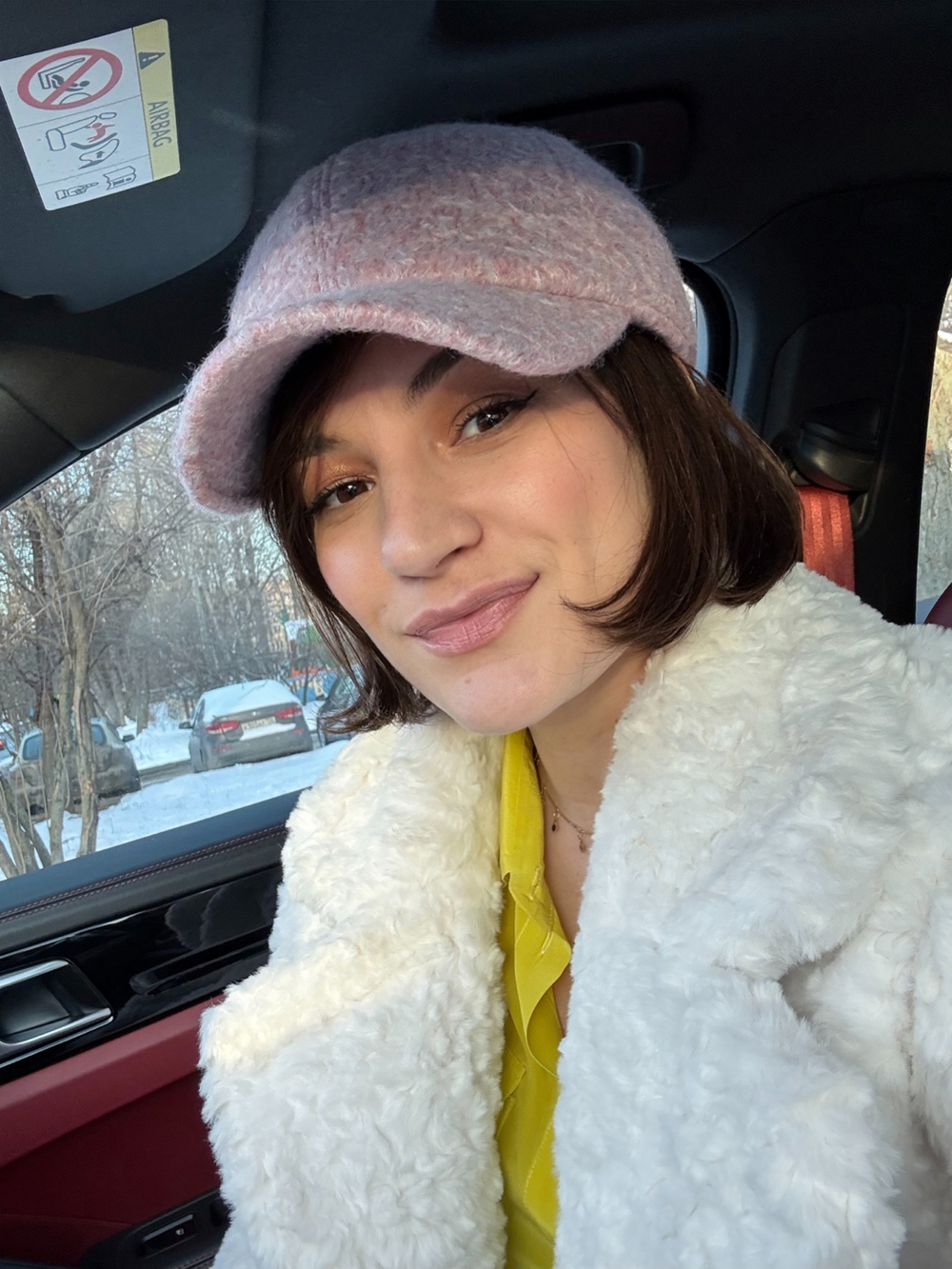 Бейсболка «кудряшка» без ушек орхидея