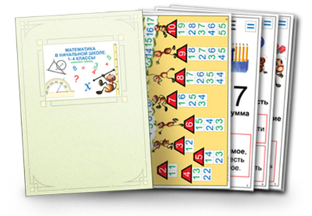 Комплект таблиц  Математика в начальной школе. 1-4 класс