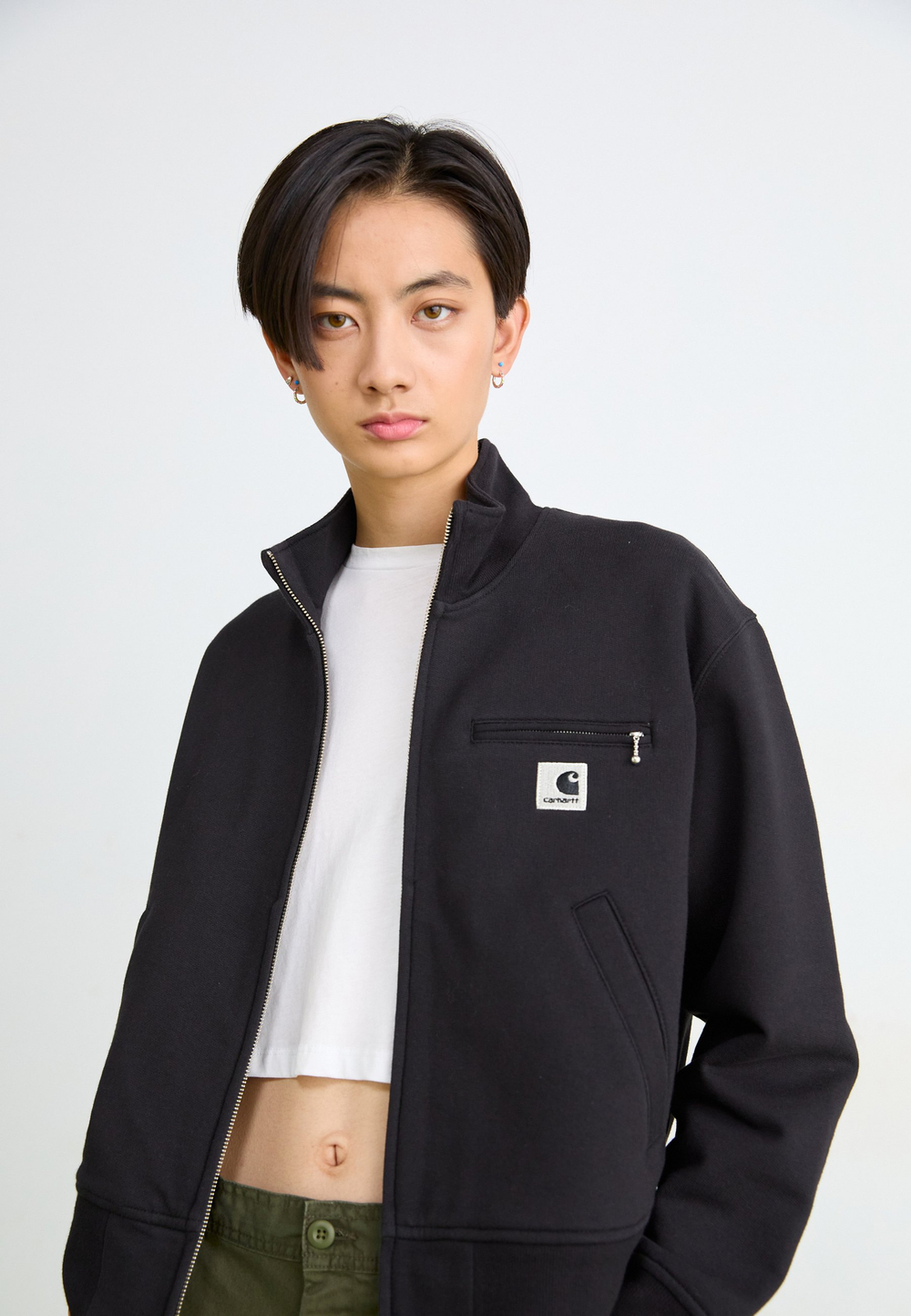 Carhartt WIP DETROIT - Толстовка на молнии - Чёрный
