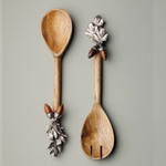 Набор сервировочные ложка и вилка Жёлуди, 29 см 37807