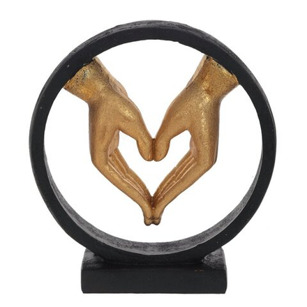 GAEM Фигурка декоративная "Сердце из рук", L19,5 W6,5 H21,5 см