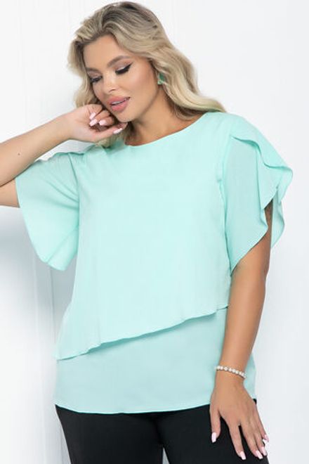 Блуза Магнолия (мятная) Б11050 LT Collection