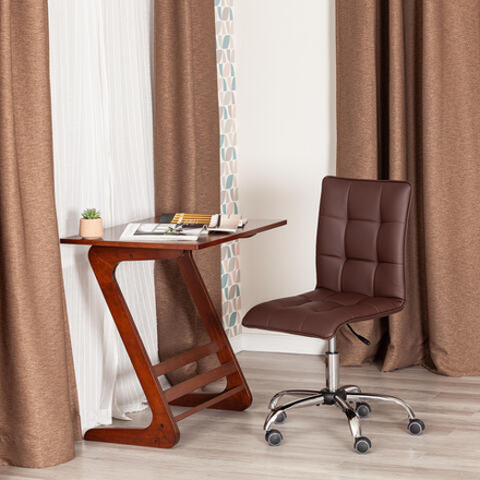 Zero Кресло офисное (коричневый кожзам)